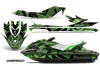 Sea Doo GTI / GTR / GTS Sitdown Jet Ski Graphic Kit - 2011-2019 Conspiracy Green
