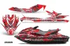Sea Doo GTI / GTR / GTS Sitdown Jet Ski Graphic Kit - 2011-2019 Deaden Red