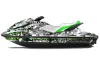 Sea Doo GTI / GTR / GTS Sitdown Jet Ski Graphic Kit - 2011-2019 Mad Hatter White
