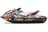 Sea Doo GTI / GTR / GTS Sitdown Jet Ski Graphic Kit - 2011-2019 Mad Hatter White