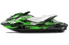 Sea Doo GTI / GTR / GTS Sitdown Jet Ski Graphic Kit - 2011-2019 Street Star Green