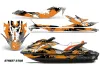 Sea Doo GTI / GTR / GTS Sitdown Jet Ski Graphic Kit - 2011-2019 Street Star Orange