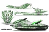 Sea Doo GTI / GTR / GTS Sitdown Jet Ski Graphic Kit - 2011-2019 Widow Maker Green