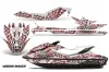 Sea Doo GTI / GTR / GTS Sitdown Jet Ski Graphic Kit - 2011-2019 Widow Maker Red