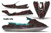 Sea Doo Bombardier GTS Jet Ski Graphic Kit - 1992-1997 Butterfly Red