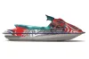 Sea Doo Bombardier GTS Jet Ski Graphic Kit - 1992-1997 Deaden Red