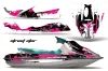 Sea Doo Bombardier GTS Jet Ski Graphic Kit - 1992-1997 Street Star Pink