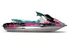 Sea Doo Bombardier GTS Jet Ski Graphic Kit - 1992-1997 Street Star Pink