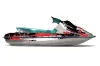 Sea Doo Bombardier GTS Jet Ski Graphic Kit - 1992-1997 Street Star Red
