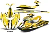 Sea Doo RXP Sitdown Jet Ski Graphic Kit 2004-2011 Attack Yellow