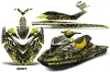 Sea Doo RXP Sitdown Jet Ski Graphic Kit 2004-2011 Swift Yellow
