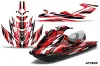 Sea Doo RXT Sitdown Jet Ski Graphic Kit 2005-2009 Attack Red