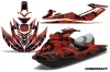 Sea Doo RXT Sitdown Jet Ski Graphic Kit 2005-2009 Conspiracy Red