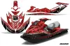 Sea Doo RXT Sitdown Jet Ski Graphic Kit 2005-2009 Reaper Red