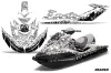 Sea Doo RXT Sitdown Jet Ski Graphic Kit 2005-2009 Reaper White