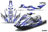 Sea Doo RXT Sitdown Jet Ski Graphic Kit 2005-2009 Slash Blue