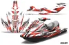 Sea Doo RXT Sitdown Jet Ski Graphic Kit 2005-2009 Slash Red