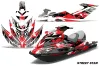 Sea Doo RXT Sitdown Jet Ski Graphic Kit 2005-2009 Street Star Red