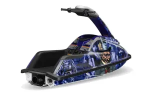 Yamaha Superjet Freestyle Jet Ski Graphic Kit (Round Nose) All Years Mad Hatter Blue