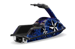 Yamaha Superjet Freestyle Jet Ski Graphic Kit (Round Nose) All Years Northstar Blue