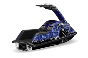Yamaha Superjet Freestyle Jet Ski Graphic Kit (Round Nose) All Years Reaper Blue