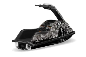 Yamaha Superjet Freestyle Jet Ski Graphic Kit (Round Nose) All Years Reaper Silver