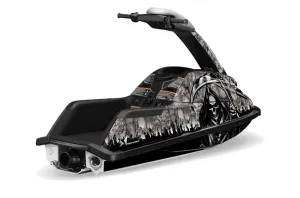 Yamaha Superjet Round Nose Jet Ski Graphic Kit - All Years Reaper Silver