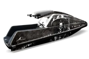 Yamaha Superjet Square Nose Jet Ski Graphic Kit - All Years Reaper Black
