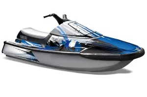 Yamaha Wave Runner 3 Jet Ski Graphic Kit - 1991-1996 Carbon X Blue