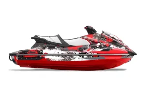 Yamaha Wave Runner GP 1800 Jet Ski Graphic Kit 2017 Street Star Red