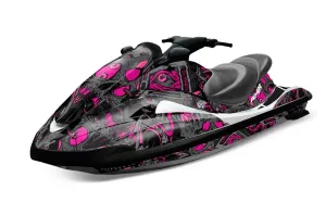 Yamaha Wave Runner Jet Ski Graphic Kit 2002-2005 Tune In Pink