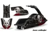 Yamaha Superjet Freestyle Jet Ski Graphic Kit (Round Nose) All Years Bone Collector Black