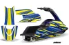 Yamaha Superjet Freestyle Jet Ski Graphic Kit (Round Nose) All Years In Line Yellow