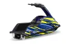 Yamaha Superjet Freestyle Jet Ski Graphic Kit (Round Nose) All Years In Line Yellow