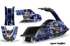 Yamaha Superjet Freestyle Jet Ski Graphic Kit (Round Nose) All Years Mad Hatter Blue