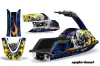 Yamaha Superjet Freestyle Jet Ski Graphic Kit (Round Nose) All Years Motorhead Blue