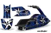Yamaha Superjet Freestyle Jet Ski Graphic Kit (Round Nose) All Years Northstar Blue
