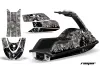 Yamaha Superjet Freestyle Jet Ski Graphic Kit (Round Nose) All Years Reaper Silver
