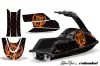 Yamaha Superjet Freestyle Jet Ski Graphic Kit (Round Nose) All Years Silver Star - Reloaded Orange