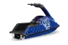 Yamaha Superjet Freestyle Jet Ski Graphic Kit (Round Nose) All Years Silver Star - Reloaded White