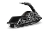Yamaha Superjet Freestyle Jet Ski Graphic Kit (Round Nose) All Years Skulls and Hammers White