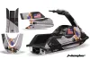 Yamaha Superjet Freestyle Jet Ski Graphic Kit (Round Nose) All Years T Bomber Black