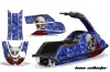 Yamaha Superjet Round Nose Jet Ski Graphic Kit - All Years Bone Collector Blue