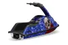 Yamaha Superjet Round Nose Jet Ski Graphic Kit - All Years Bone Collector Blue