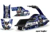 Yamaha Superjet Round Nose Jet Ski Graphic Kit - All Years Mad Hatter Blue