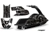 Yamaha Superjet Round Nose Jet Ski Graphic Kit - All Years Reaper Black