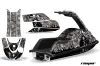 Yamaha Superjet Round Nose Jet Ski Graphic Kit - All Years Reaper Silver