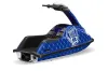 Yamaha Superjet Round Nose Jet Ski Graphic Kit - All Years Silver Star - Reloaded Blue