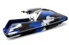 Yamaha Superjet Square Nose Jet Ski Graphic Kit - All Years Carbon X Blue