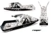 Yamaha Superjet Square Nose Jet Ski Graphic Kit - All Years Reaper White